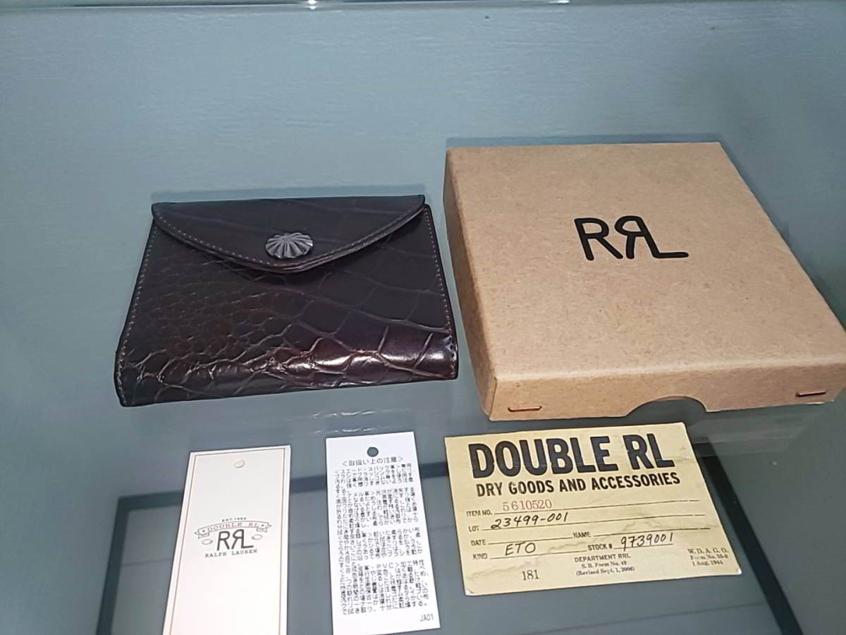 保証書付】 RRL イタリア製 レザー ラルフローレン ウォレット 財布