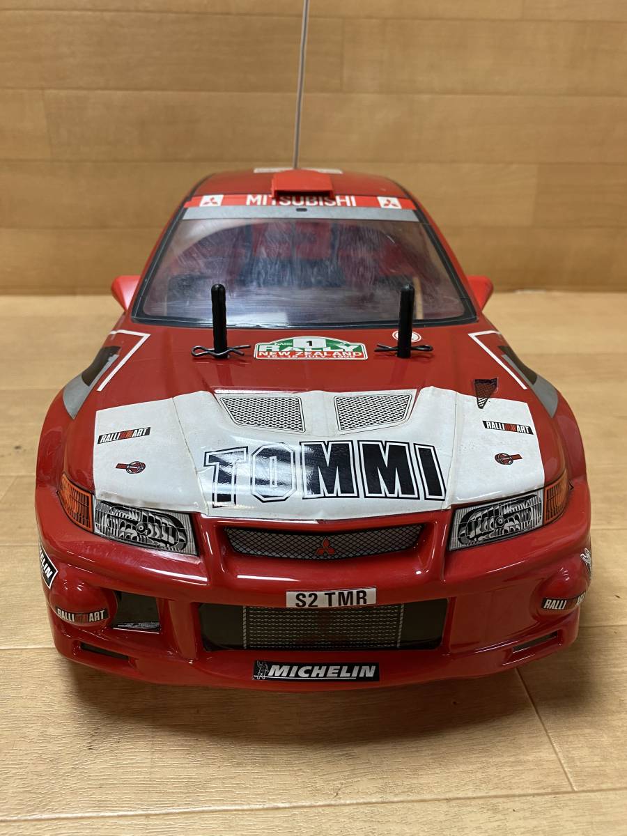 動作確認済 TAMIYA タミヤ/ラジコン 1/10 電動RC 4WDラリーカー 三菱 