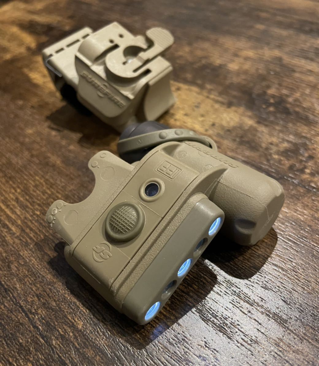 は自分にプチご褒美を 実物 SUREFIRE ヘルメットライト HLM-01-TN シュアファイヤー は自分にプチご褒美を 実物 SUREFIRE ヘルメットライト HLM-01-TN シュアファイヤー