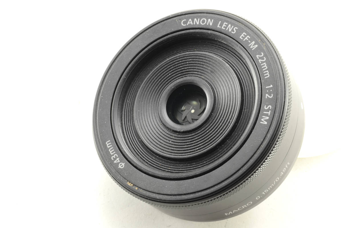 上品な 【現状品扱】Canon キャノン EF-M 22mm F2 STM #2992 キヤノン