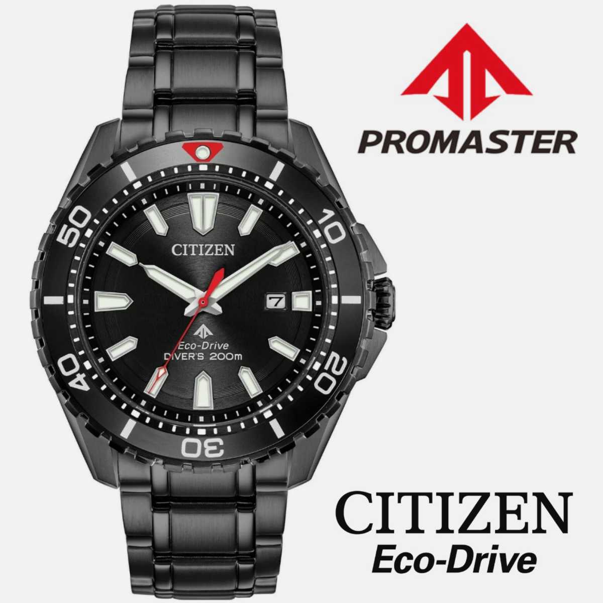 シチズン CITIZEN プロマスター 200ｍ防水ダイバーズウォッチ エコドライブ ベルト調整無料! メンズ腕時計 プロスペックスをお探しの方 黒 