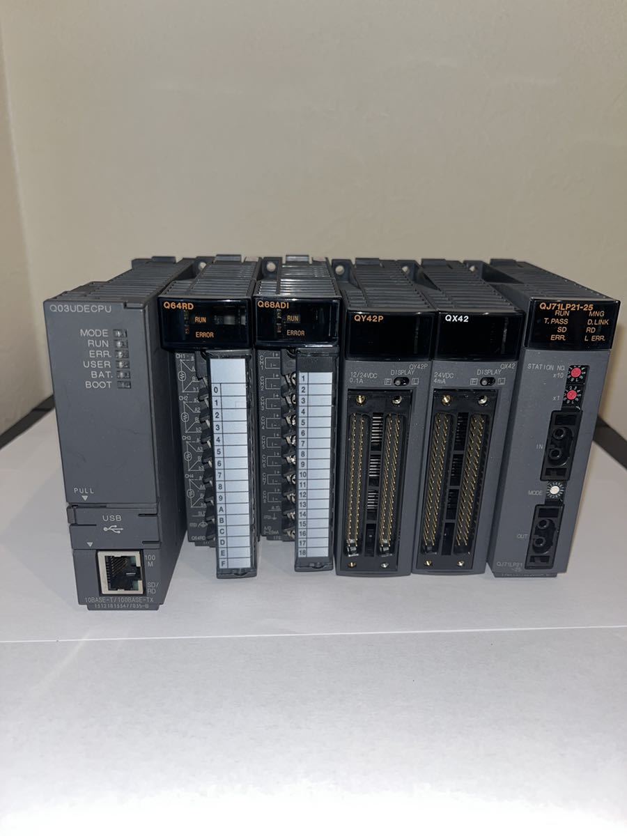三菱 シーケンサ PLC Q03UDECPU 多数ユニットセット www.distribella.com