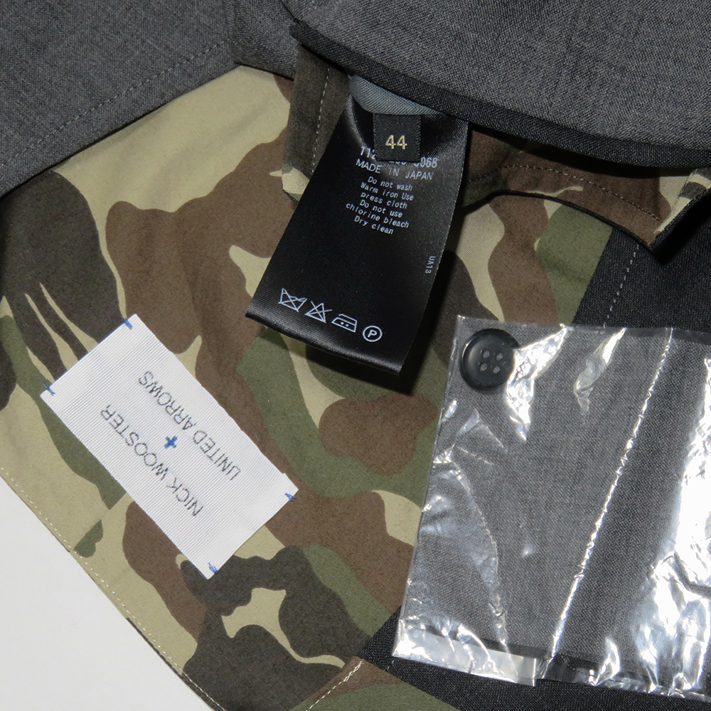 UNITED ARROWS x NICK WOOSTER クレイジーパターンジレベスト 44 新古