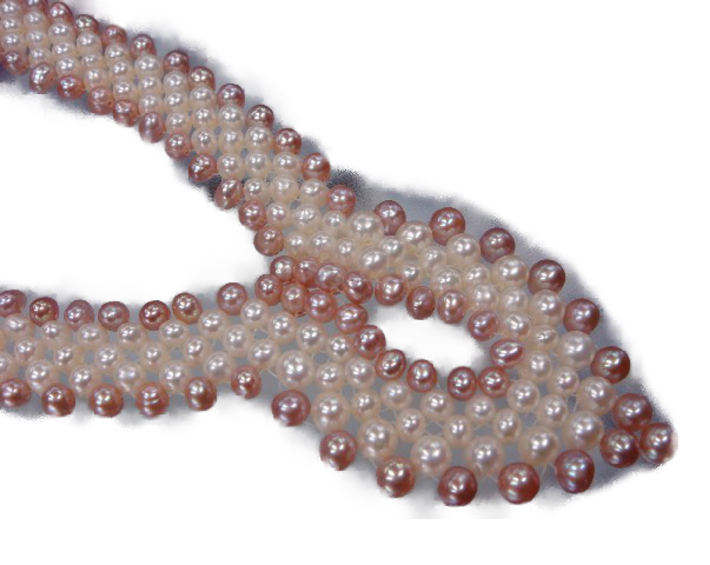 K2096 実物とても綺麗 個性的　天然真珠 ネックレス