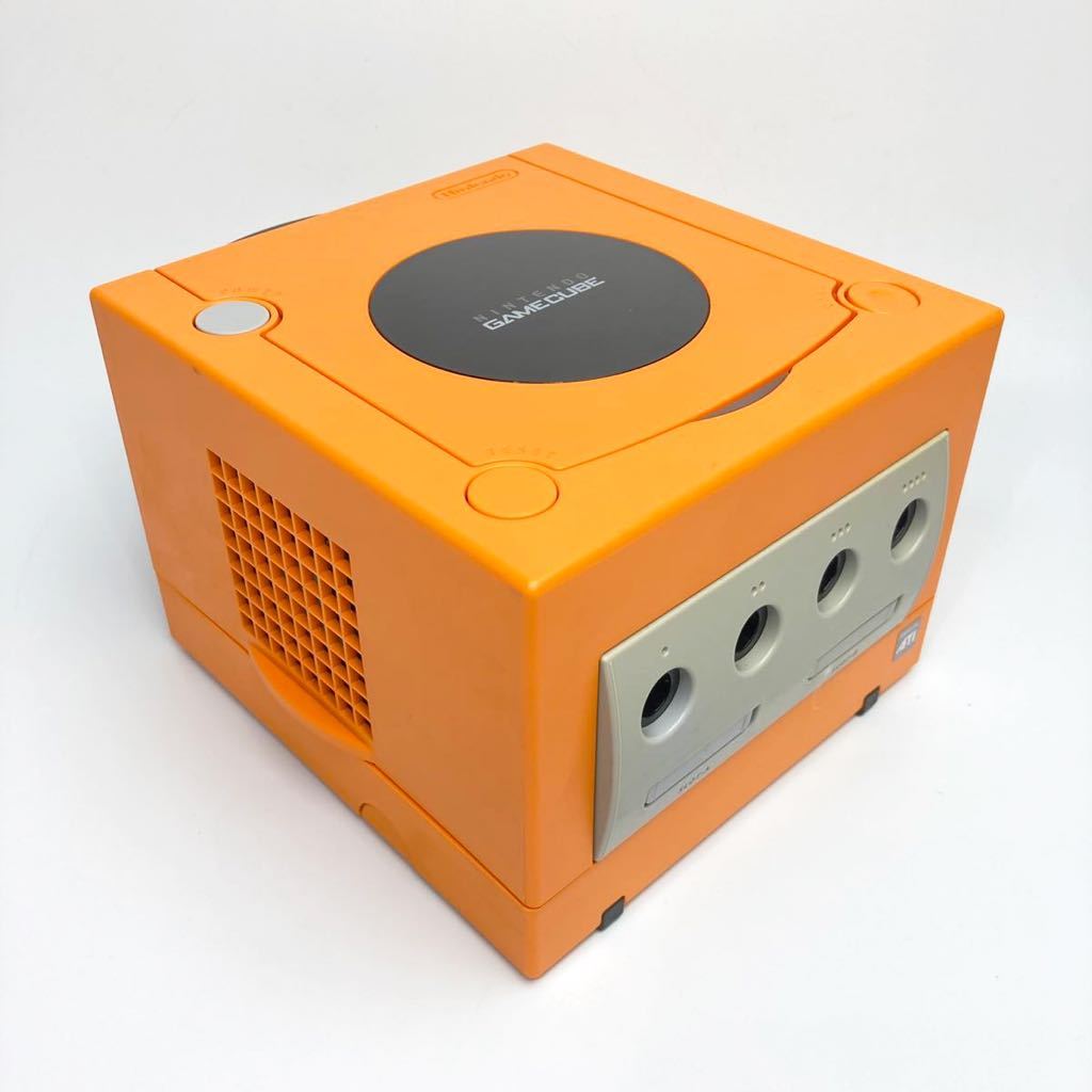 ★動作確認済み★ ニンテンドーゲームキューブ オレンジ 本体 一式 コントローラー 後期型 メモリーカード251 任天堂 ゲームキューブ GC