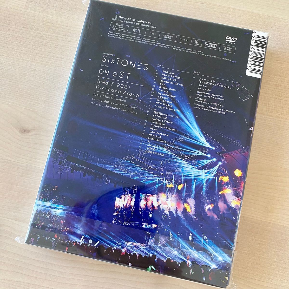 本・音楽・ゲーム 完成品 SixTONES on eST〈初回盤DVD・2枚組 ...