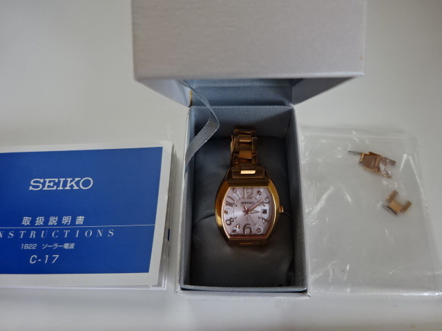 SEIKO LUKIA 1B22-0BB0 セイコー ルキア 腕時計 レディース 電波