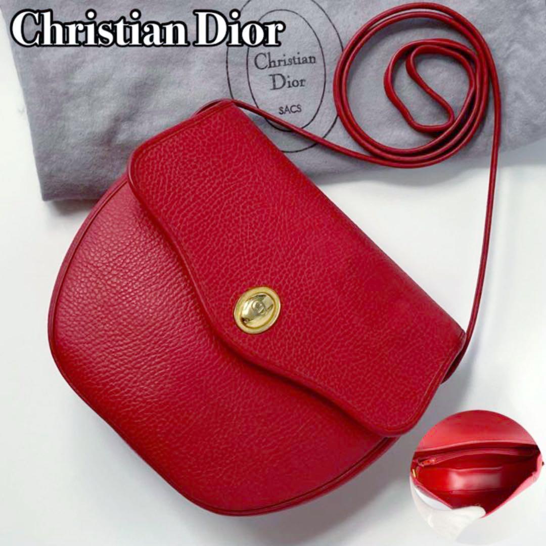 Christian Dior ディオール ショルダーバッグ レザー CD金具 - 通販