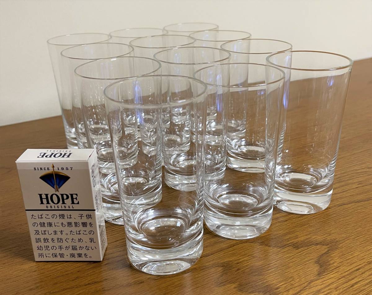 ☆新品・未使用品・長期自宅保管品☆　ノーブルグラス 12個セット!　Noble Glass 三友ガラス工芸株式会社_画像9