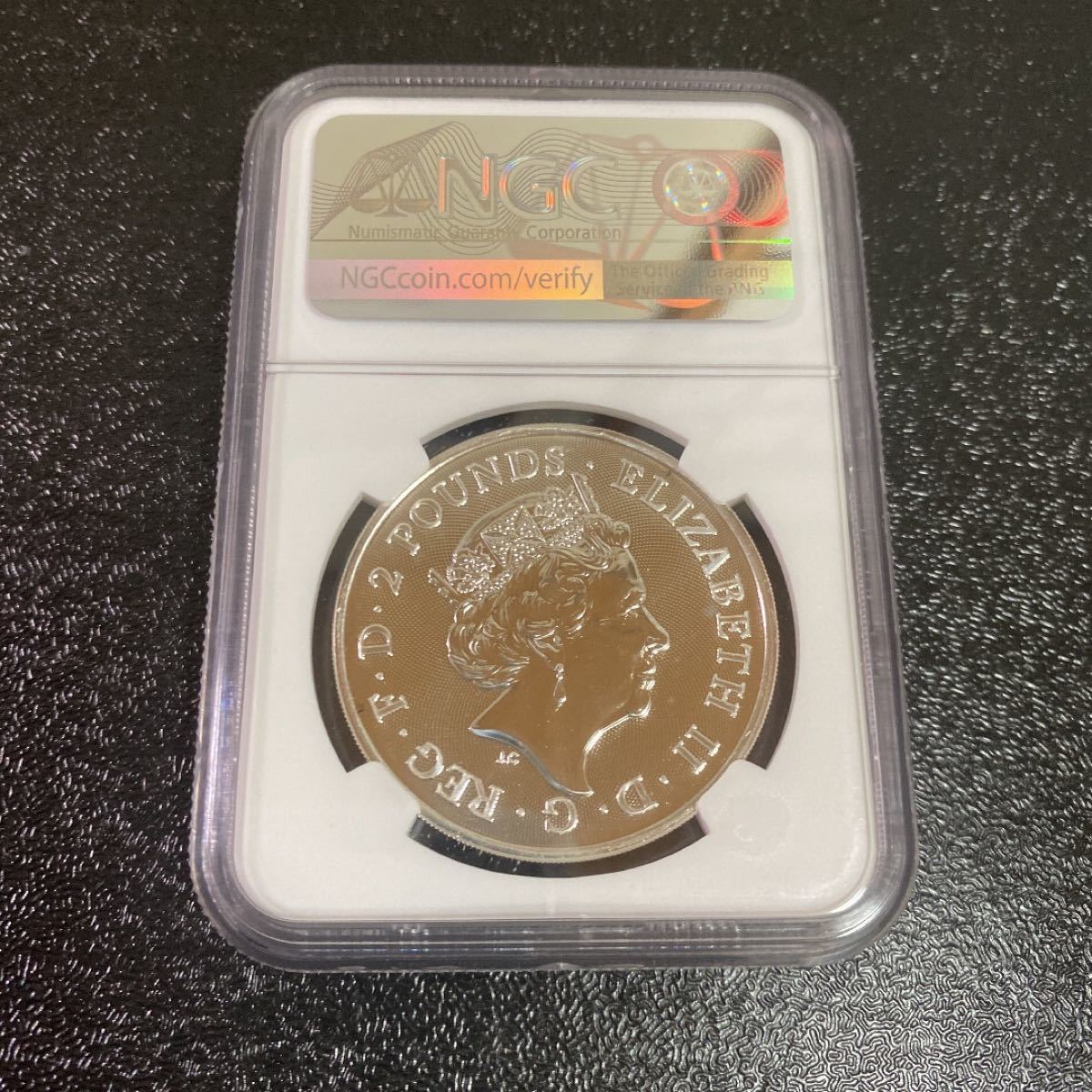 銀貨 99.9% 純銀 シルバー デヴィッドボウイ 銀貨 NGC 鑑定済み コイン