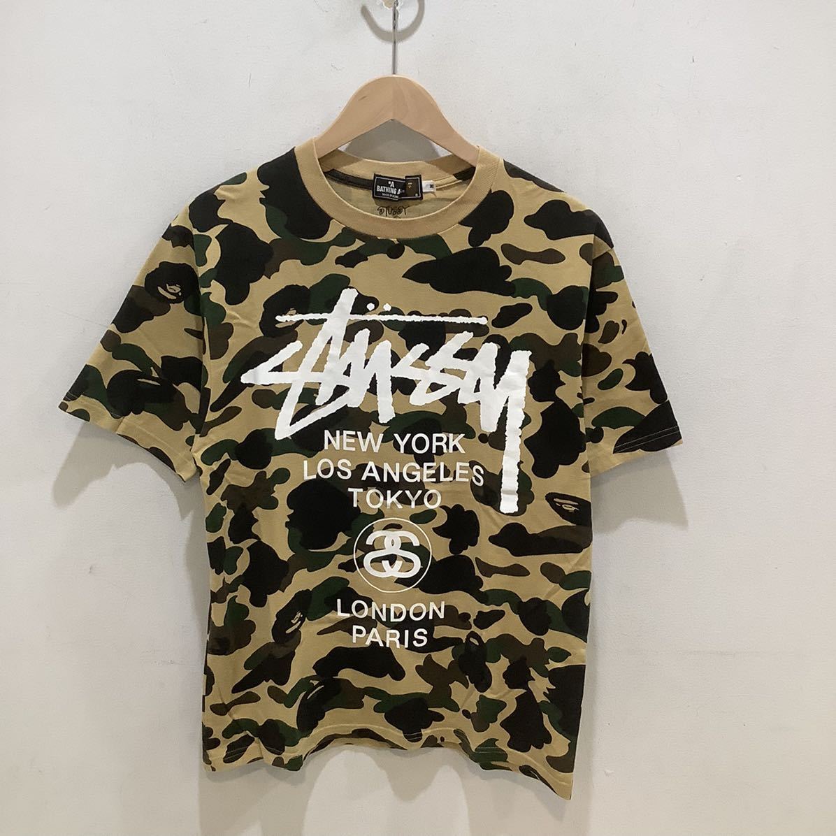 A BATHING APE アベイシングエイプ ×STUSSY ステューシー 30周年記念