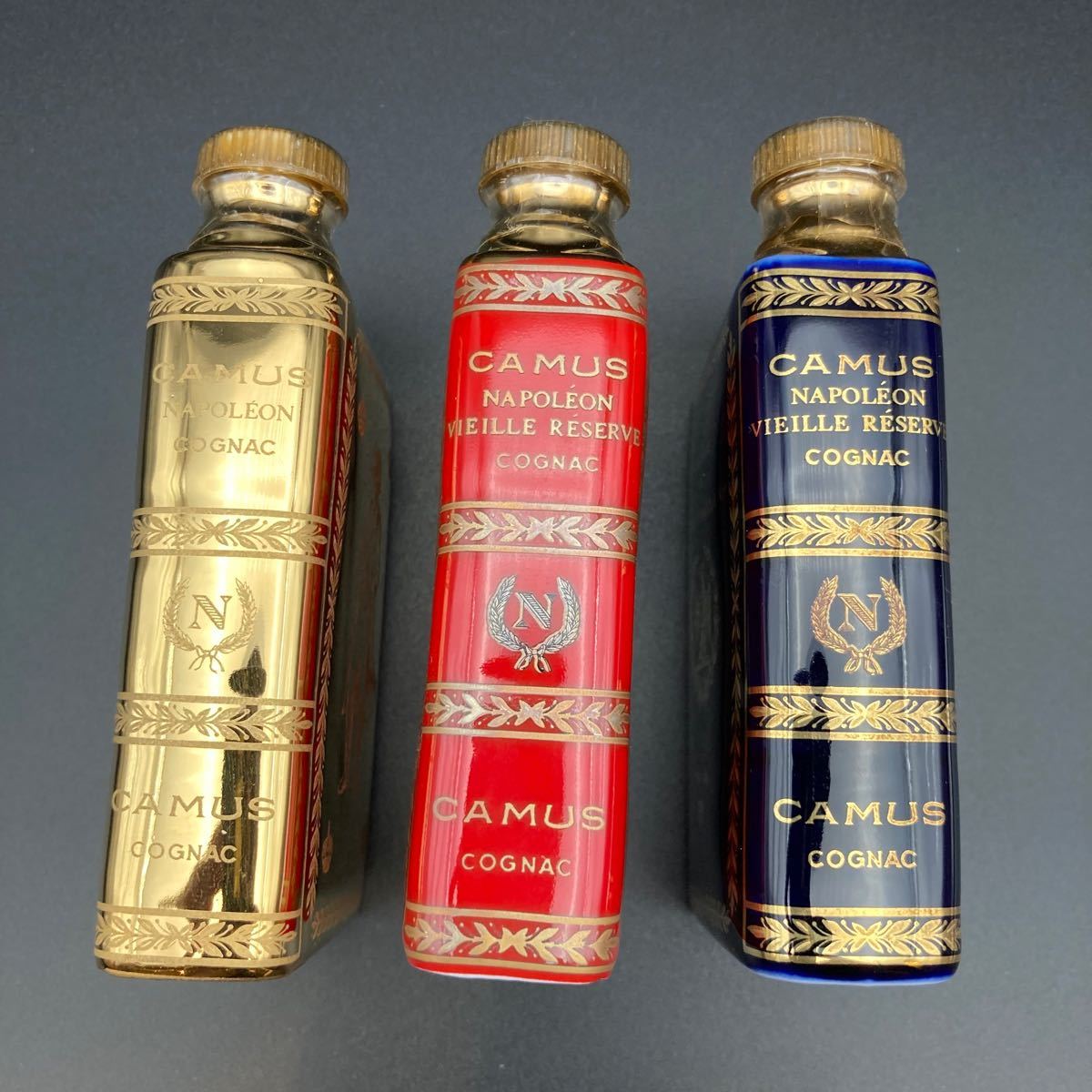 未開栓 カミュ ナポレオン ブック ミニボトル 3本まとめ 50ml 古 未開栓 カミュ ナポレオン ブック ミニボトル 3本まとめ 50ml 古