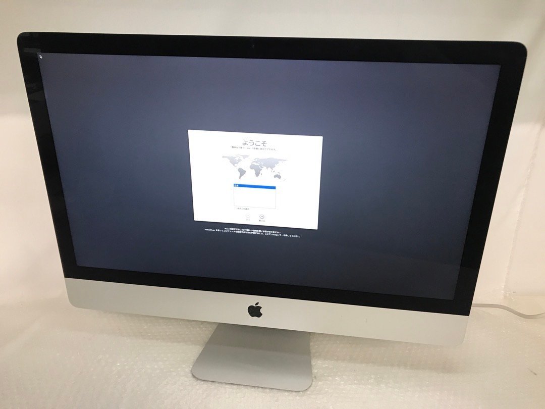 Apple】iMac 27inch Late 2013 A1419 Core i5-4570 メモリ16GB HDD1TB