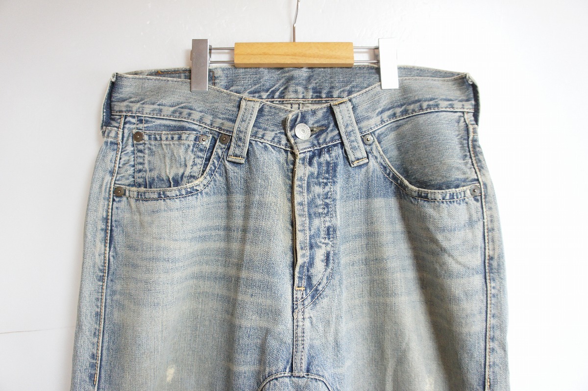希少 Levi's LEVIS リーバイス 909 サルエル デニムパンツ ダメージ