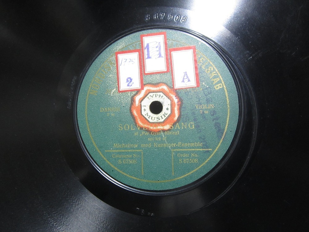 ★☆SP盤レコード DAS ZAUBERLIED / SOLVEIGS SANG Michailow med Kunsmer-Ensemble 中古品☆★[4978]_画像5