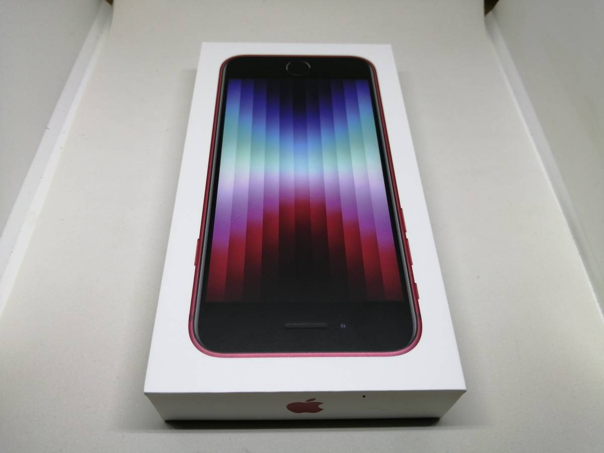 新品 未使用 iPhone SE3 第3世代 64GB プロダクトレッド 赤 simフリー