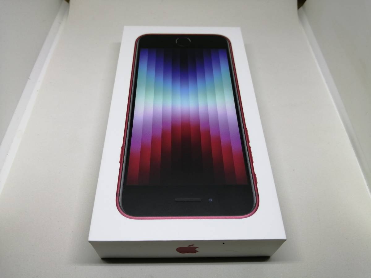 新品 未使用 iPhone SE3 第3世代 64GB プロダクトレッド 赤 simフリー 