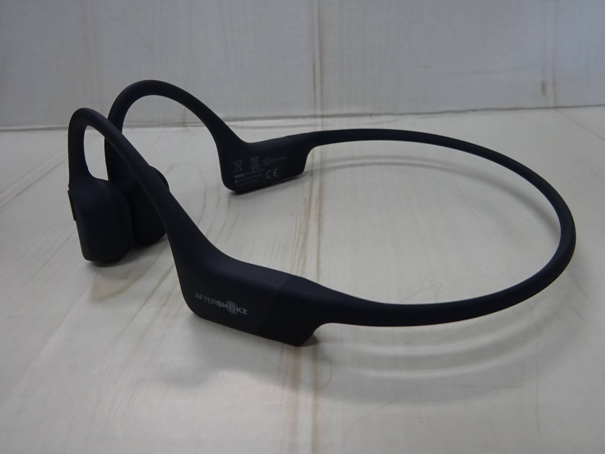 (H-く-316)AFTER SHOKZ 骨伝導イヤホン Aeropex AS800 ワイヤレス Bluetooth 動作未確認 中古_画像1