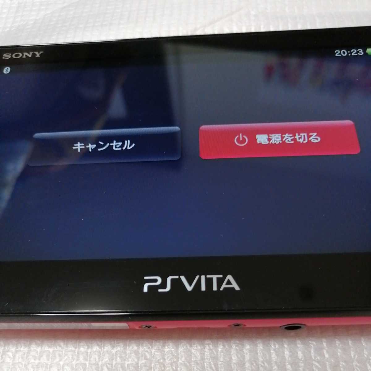 美品　動作確認済　初期化済　ネット接続可　wi-fi　モデル　PlayStation Vita Pink　Black ピンク　ブラック　PCH-2000 ZA15　_画像4