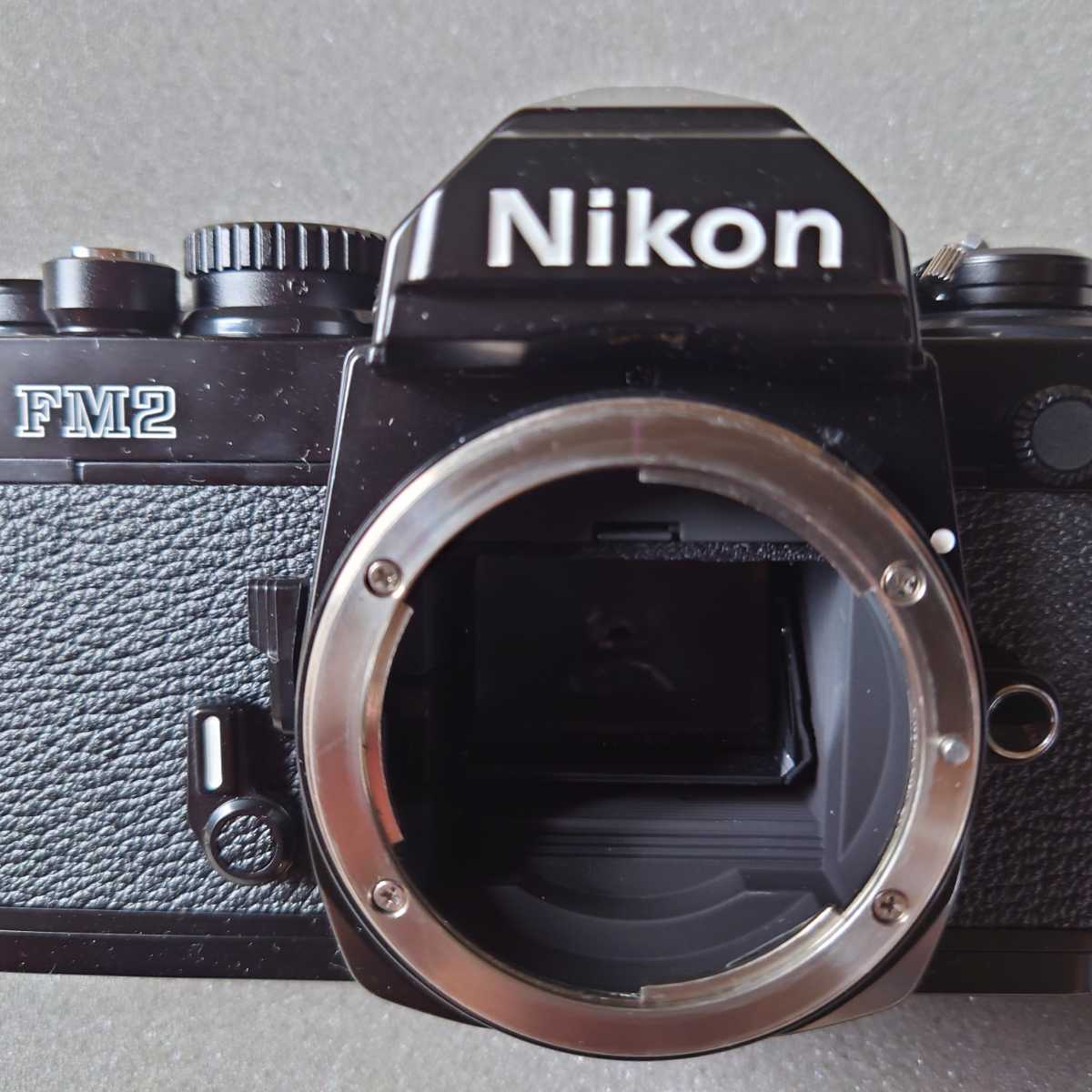 【中古】Nikon ニコン ニュー FM2 ブラック フィルム一眼レフカメラ 元箱付_画像2