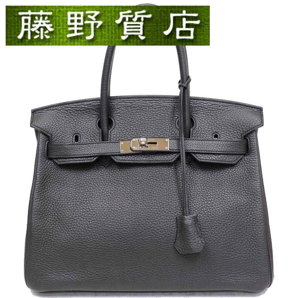 人気満点 エルメス HERMES バーキン30 BIRKIN トゴ プロン 黒系 シルバー金具 □R刻印 2014年 8275 バーキン 人気満点 エルメス HERMES バーキン30 BIRKIN トゴ プロン 黒系 シルバー金具 □R刻印 2014年 8275 バーキン