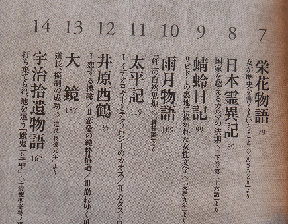 中沢新一　日本文学の大地　KADOKAWA2015初版_画像7