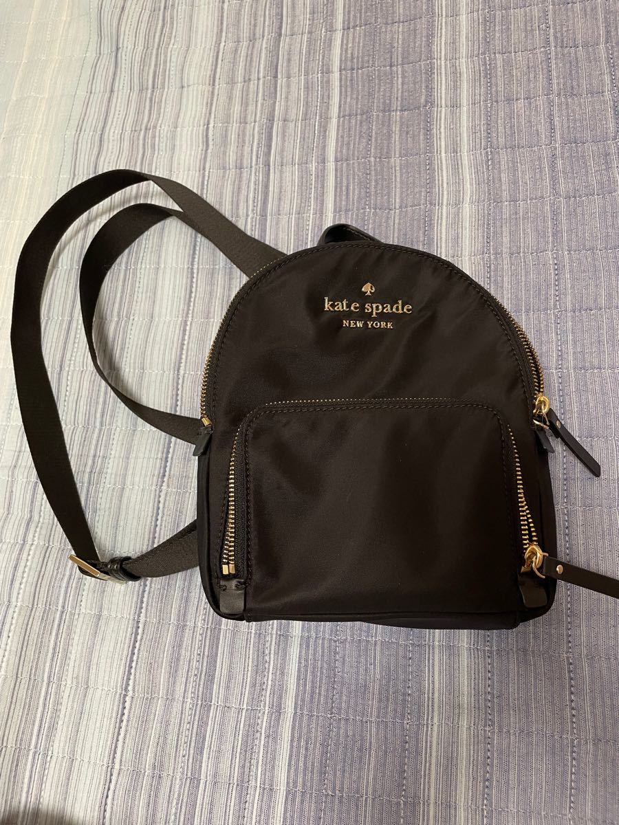 リュック バックパック ケイトスペード katespade 黒 ミニリュック