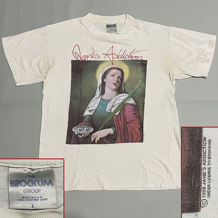 [ super rare!]je-nz* Adi comb .n T-shirt L 90 year BROCKUM Vintage Jane\'s Addiction Ritual Jerry ro Len zore Chile 