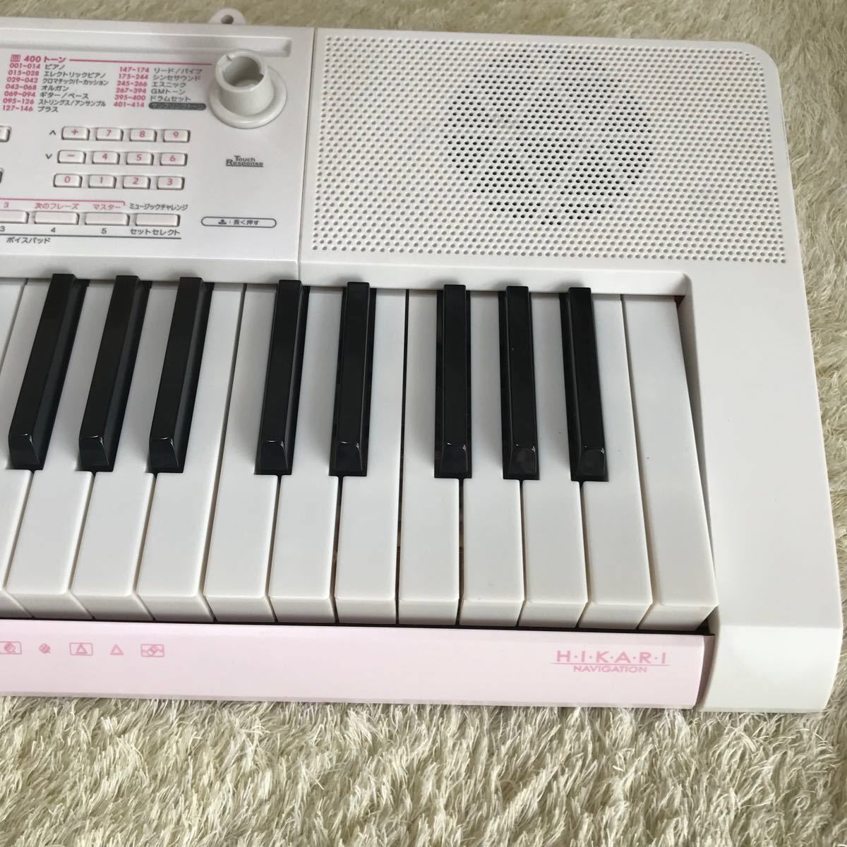 CASIO LK-111電子キーボード 光ナビゲーション付き 譜面台マイク CASIO LK-111電子キーボード 光ナビゲーション付き 譜面台マイク