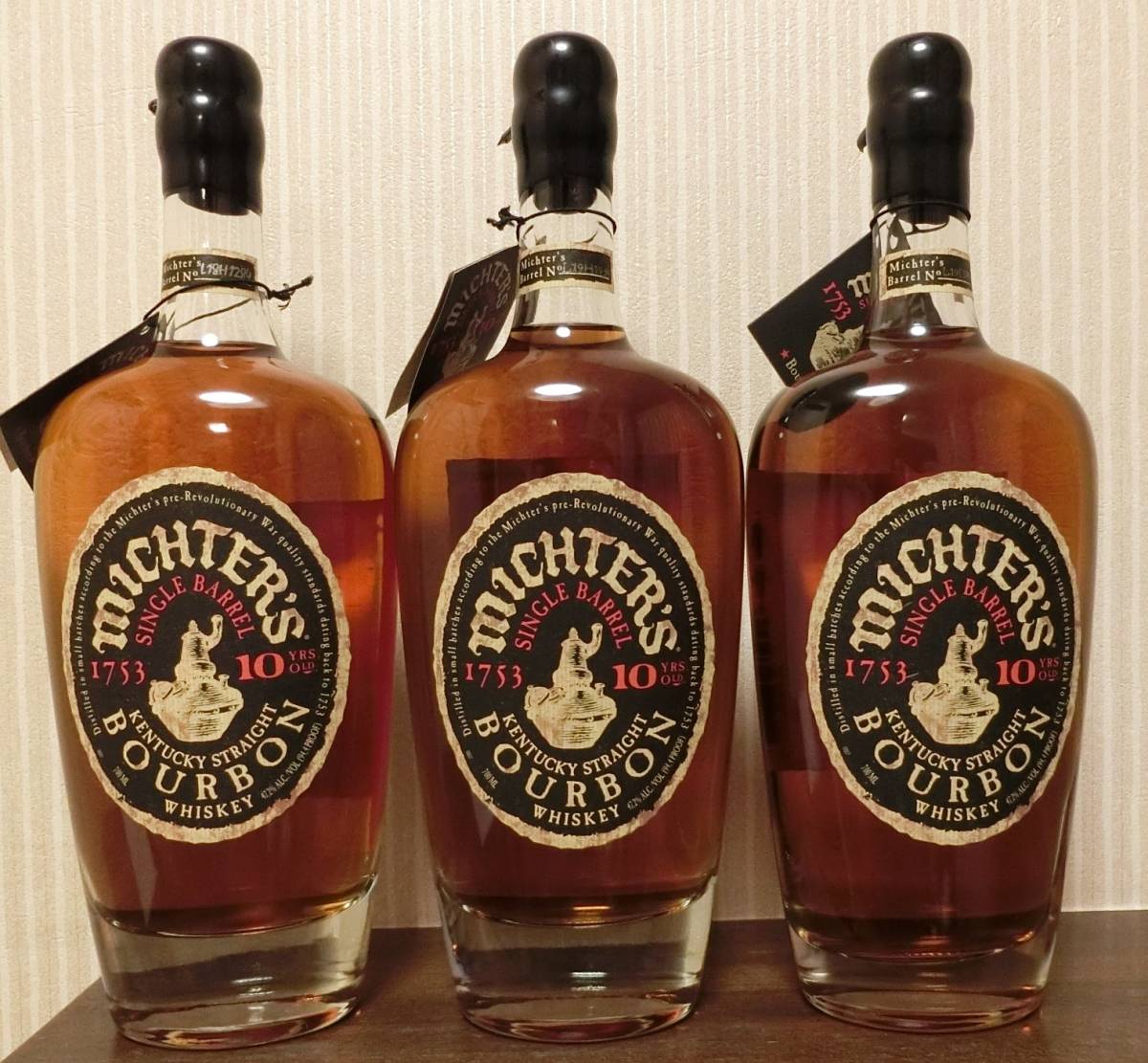 Michter's ミクターズ シングルバレル 10年 47.2% 700ml 3本セット