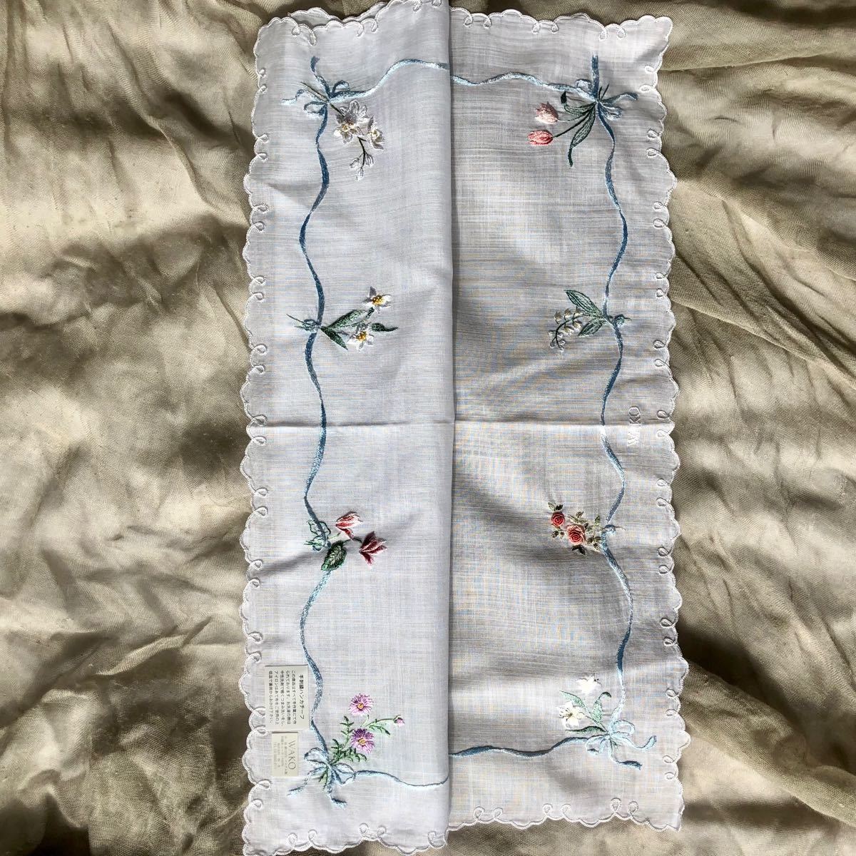 和光 WAKO 手刺繍ハンカチ 12花柄|Yahoo!フリマ(旧PayPayフリマ) 和光 WAKO 手刺繍ハンカチ 12花柄|Yahoo!フリマ(旧PayPayフリマ)