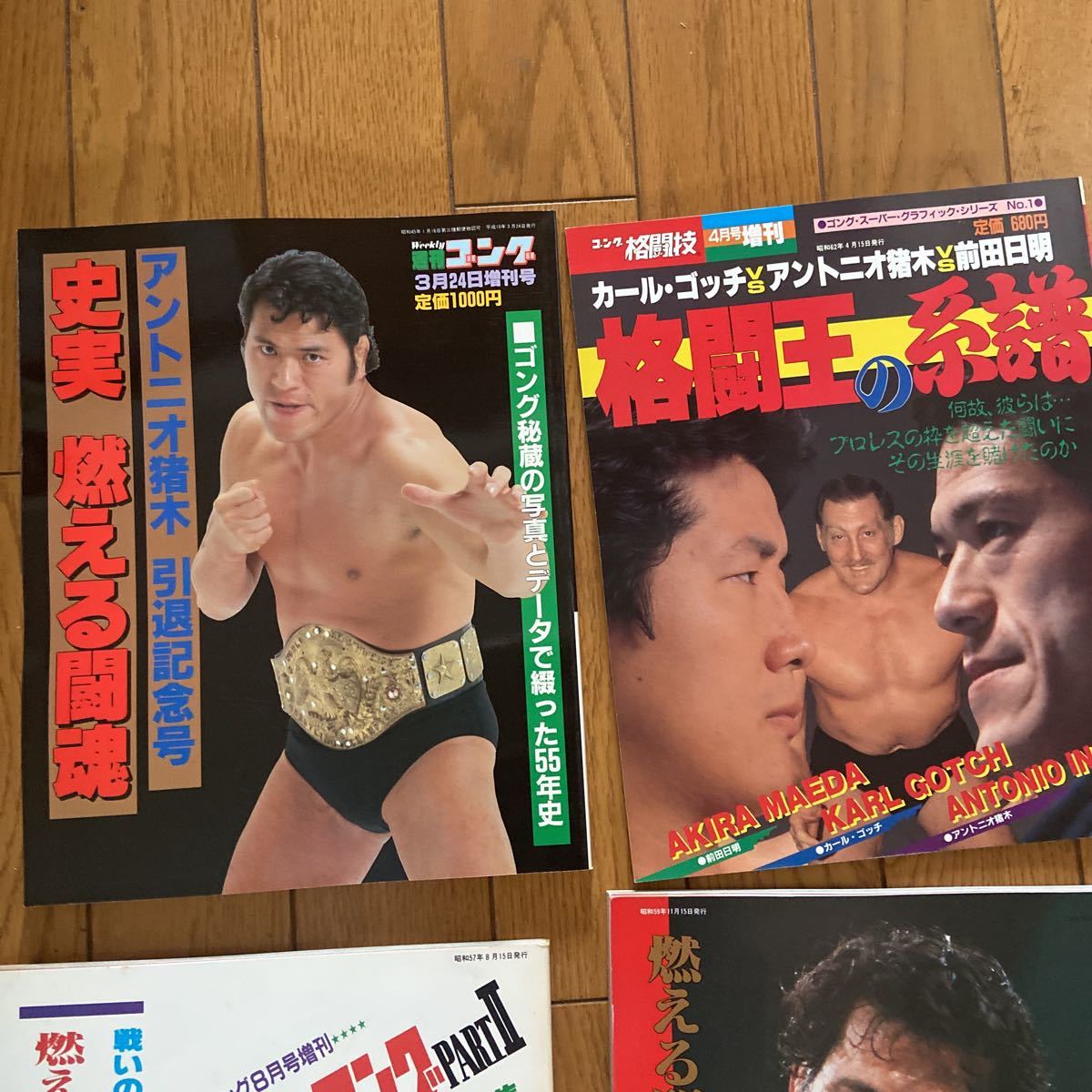 高速配送 NC L ベストショットゴング 保存版プロレス写真集 ゴング創刊