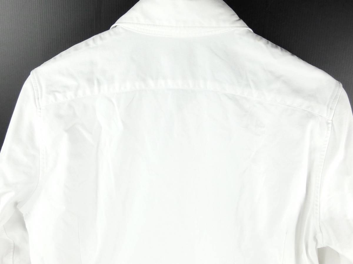 ■1piu1uguale3 ウノ ピゥ ウノ ウグァーレ トレ classic OX plain shirt / MRS080 CTU094 / AKM 日本製 ストレッチ オックスシャツ size 5_画像5