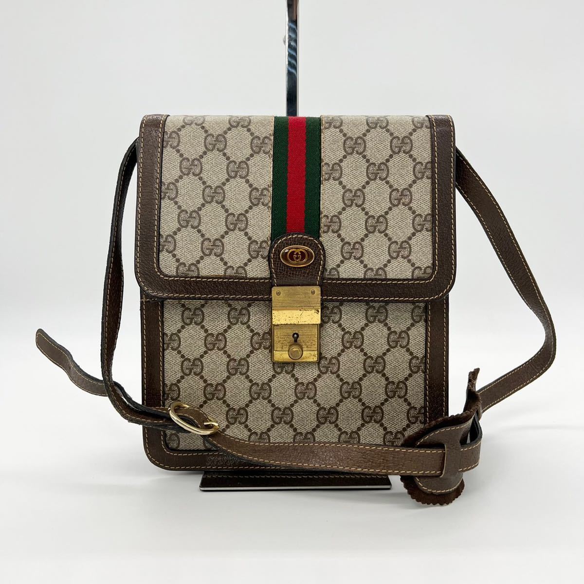 1円【極美品 最高級】 グッチ オールドグッチ GUCCI GG柄