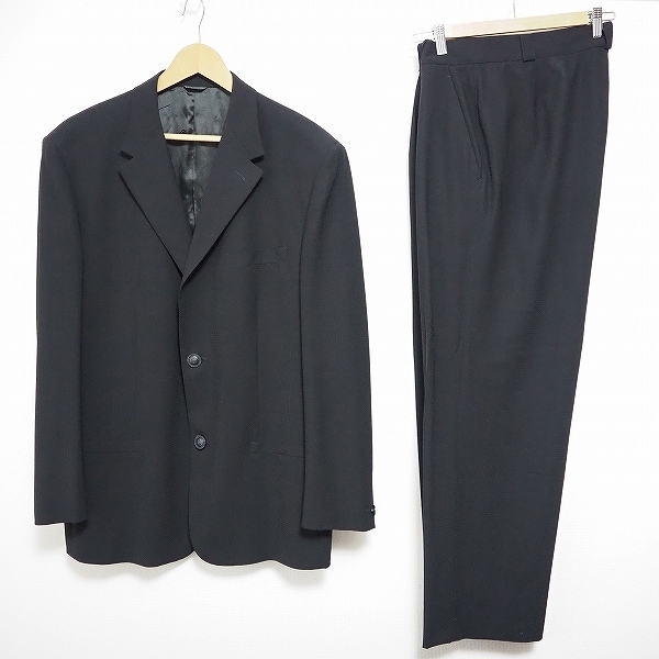 anc ジャンニヴェルサーチ GIANNIVERSACE シングルスーツ 52 黒系 S3B