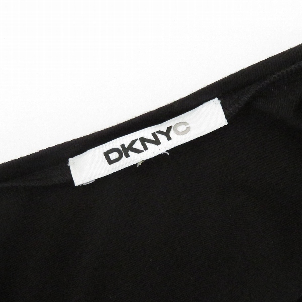 #snc ダナキャランニューヨーク DKNY ワンピース 黒 ノースリーブ レディース [750046]_画像5