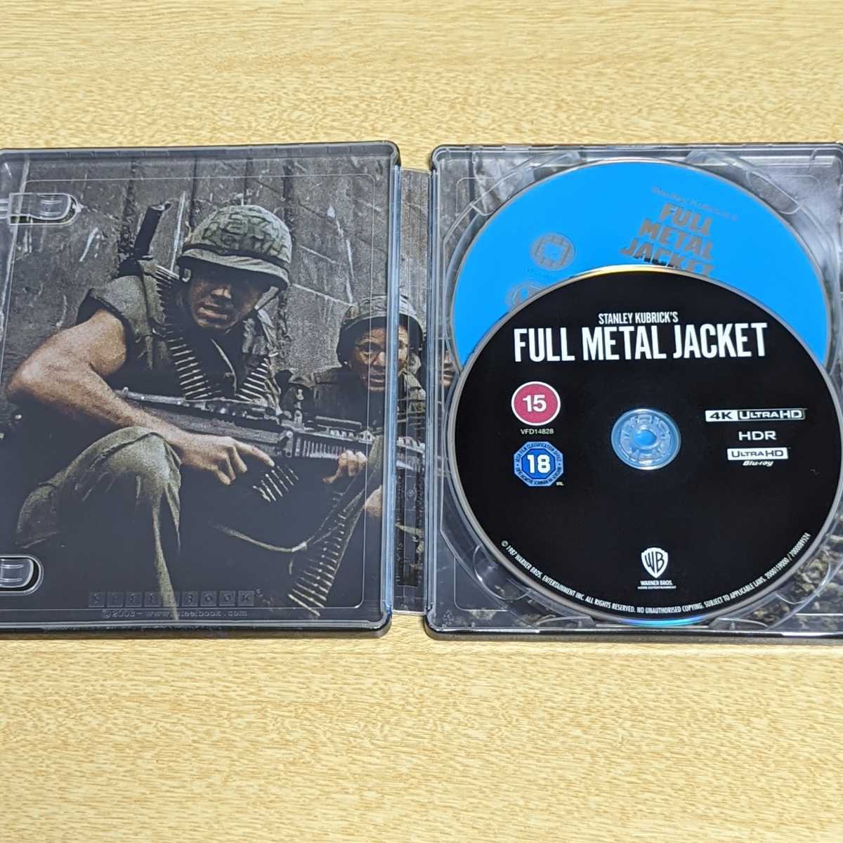 フルメタル・ジャケット スチールブック Blu-ray 4K-UHD スタンリー・キューブリック
