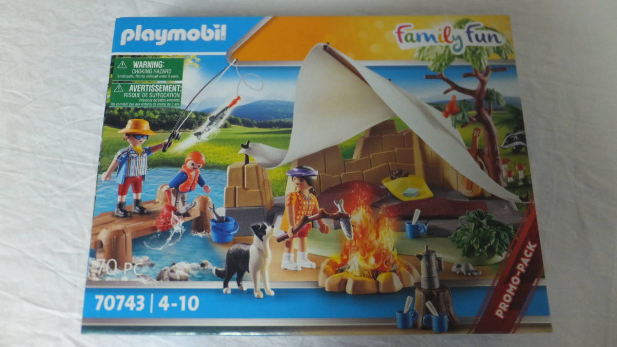 新品・未開封品 プレイモービル 70743 Playmobil Family camping adventure 家族で、キャンピング　夏のアドベンチャー Family Fun　海外発