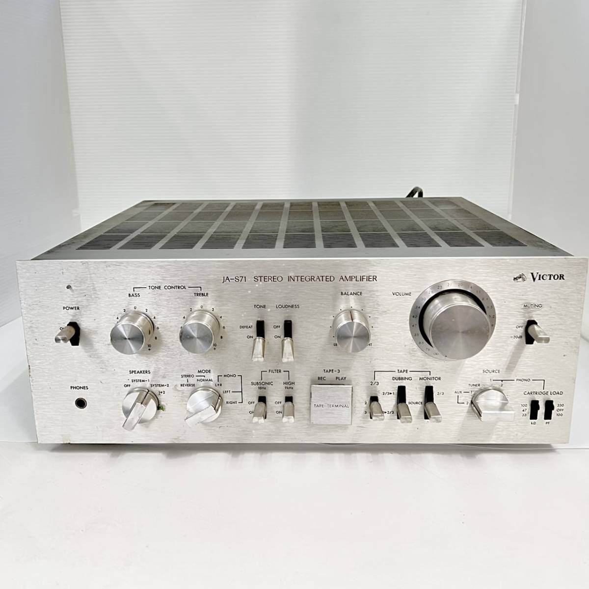 6011/ VICTOR JA-S71 STEREO INTEGRATED AMPLIFIER プリメインアンプ