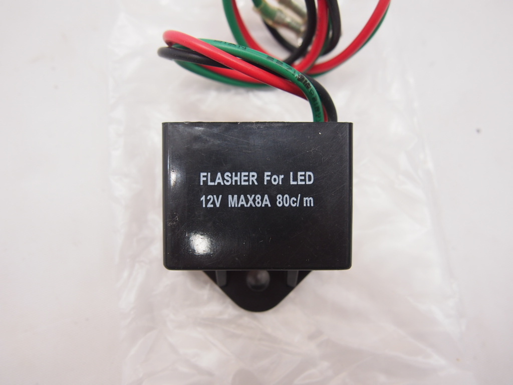 フラッシャーfor.LEDリレー12V/8Aハイフラシャー現象防止用3端子_画像4