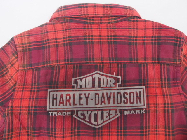 新品!未使用品 特価!Harley-Davidson ハーレーダビッドソン 長袖シャツ チェック SMALLサイズ S_画像7