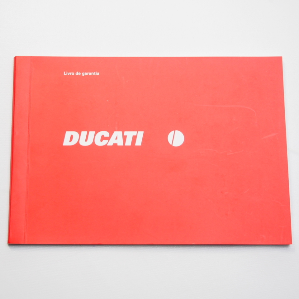 ドゥカティ DUCATI 保証書及びサービス/クーポン. ポルトガル語版 WARRANTY BOOKLET_画像1