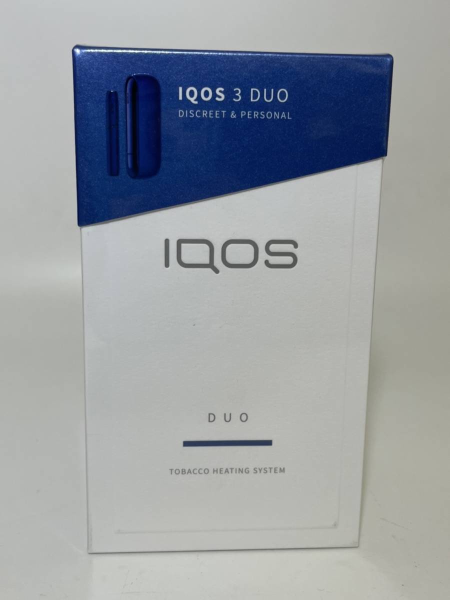 ☆未開封☆ IQOS3 DUO ステラーブルー 電子タバコ アイコス 青 箱付き