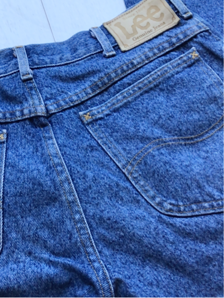 【即決】W32 Lee200-8944 アメリカ制 ストレートデニムパンツ 90年代 絶版 ユニオンチケット付 MADEI N USA ジッパーフライ 綿100%デニム