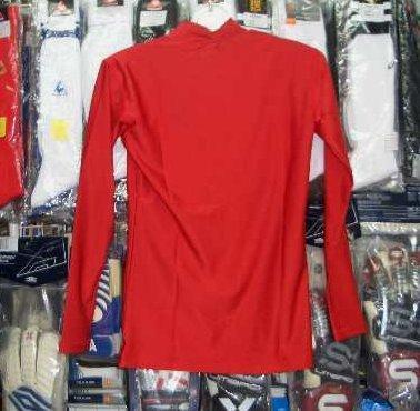 アシックス　XS6515ハイネック長袖インナーシャツ 赤Oサイズ'_画像3