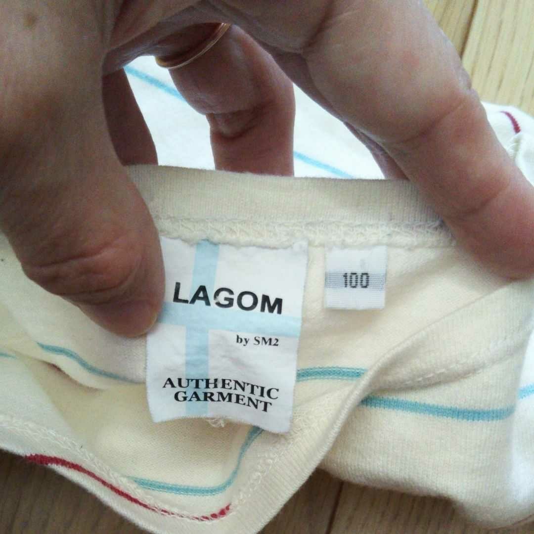 100 LAGOM  ラーゴム Tシャツ ボーダー  EDWIN セット