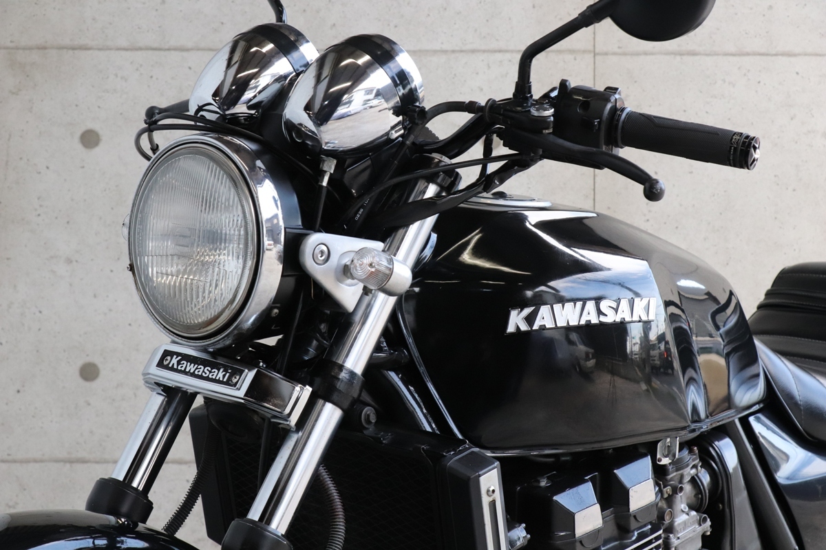 横浜~ Kawasaki ZRX-2 平成7年式 F1 旧車ブラック ワイド 横浜~ Kawasaki ZRX-2 平成7年式 F1 旧車ブラック ワイド