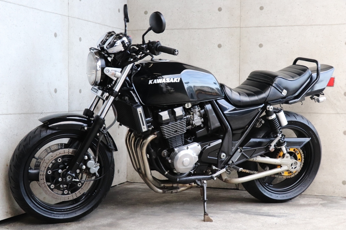 横浜~ Kawasaki ZRX-2 平成7年式 F1 旧車ブラック ワイド 横浜~ Kawasaki ZRX-2 平成7年式 F1 旧車ブラック ワイド