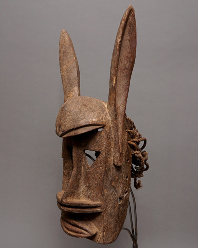 アフリカ マリ共和国 ドゴン族 ラビット マスク 仮面 No.232 木彫り 