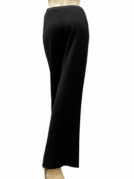 セリーヌ☆フランス製☆黒☆シンプル☆ストレートパンツ☆38号
